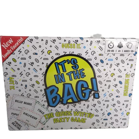 It's In the Bag Quick Witted Party Game NEW Sealed, 4+ Players, Ages 10+ Gatwick - Picture 2 of 6